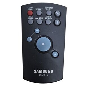 Samsung BRM-E1E Camcorder Remote Control Black OEM Replacement Controller